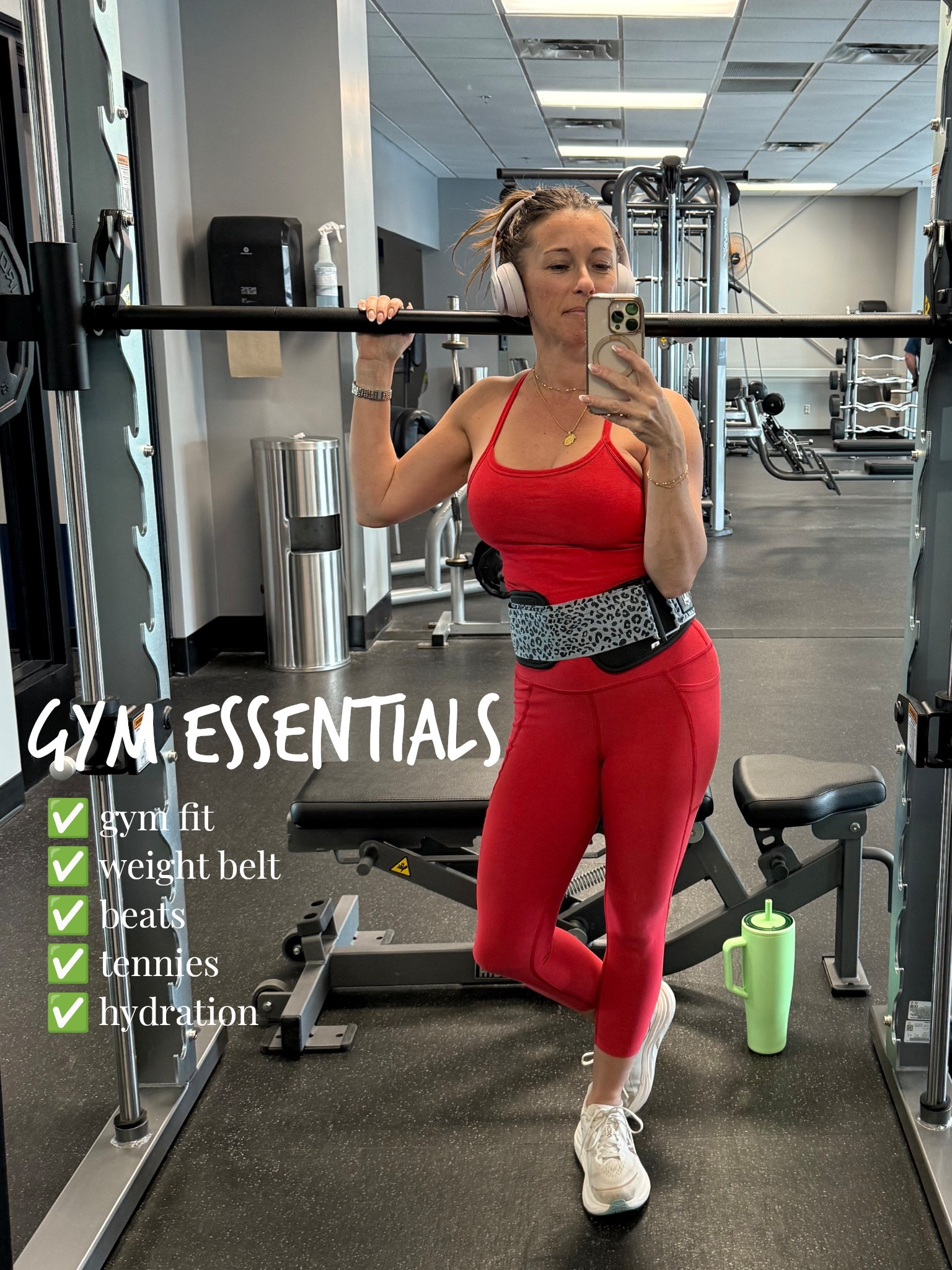 My go-to gym essentials that make me feel good while getting fit.