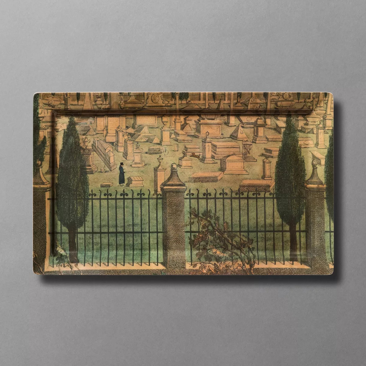 18"x11" Graveyard Melamine Rectangle Serving Tray - John Derian For Target | Target