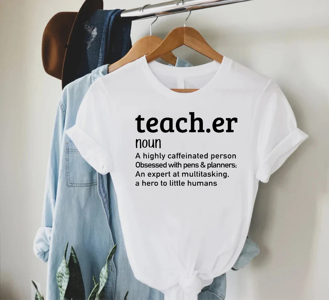 Teacher Definition Shirt, Funny Teacher Gift, Teacher Life Shirt, Gift for Teacher, Kindergarten ... | Etsy (US)