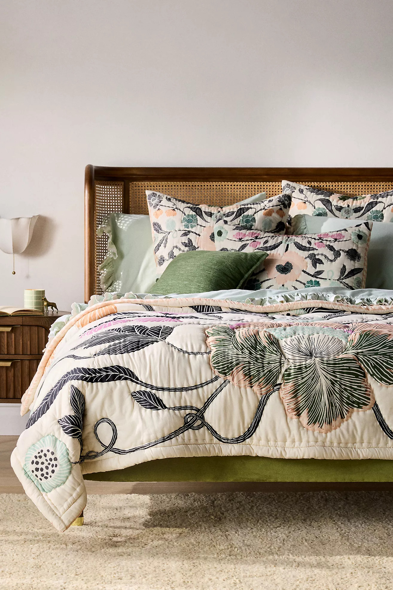 Cotton Voile Printed Quilt Collection | Anthropologie (US)