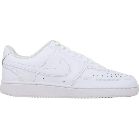 Nike Women's Court Vision Low Sneaker, White/White-White, 7.5 Regular US | Walmart (US)