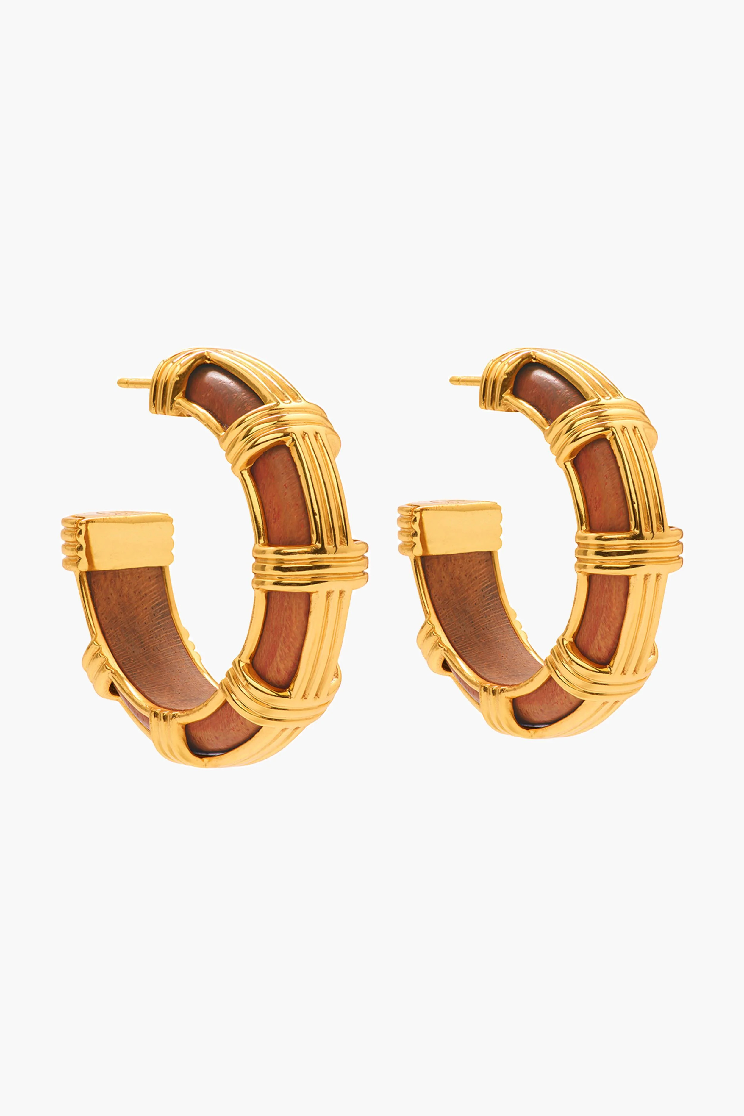 Gaia Cage Hoop Earrings | Tuckernuck (US)