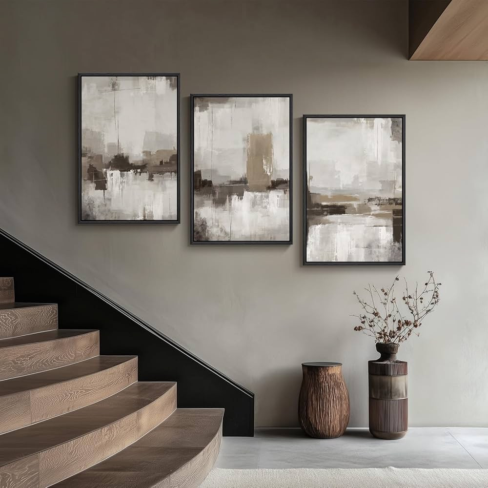 Large 3 piece neutral abstract wall art

This set of modern art is perfect for any neutral space  

#LTKU #LTKFamily #LTKHome