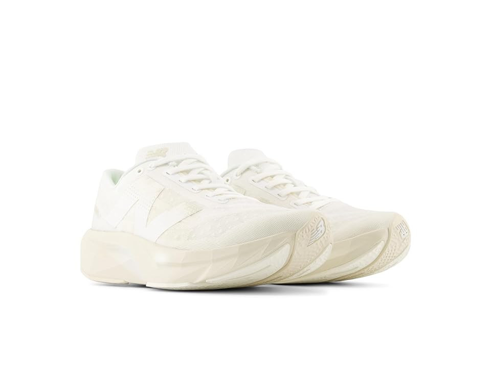 New Balance FuelCell Rebel v4 Women's Shoes White/Linen : 9.5 D - Wide, Synthetic | Zappos