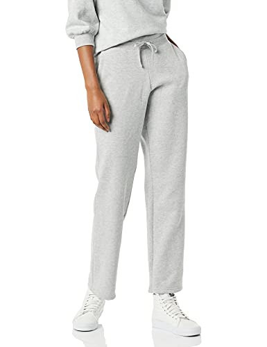 Amazon Essentials Women's Straight Leg Sweatpants with Drawstring for Women, Fleece - (Available in Plus Size), Grey Heather, Medium | Amazon (US)