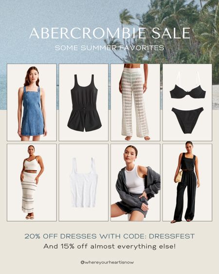 Abercrombie sale 
Summer outfits
Use code DRESSFEST for an extra discount 


#LTKSaleAlert #LTKFindsUnder50 #LTKStyleTip
