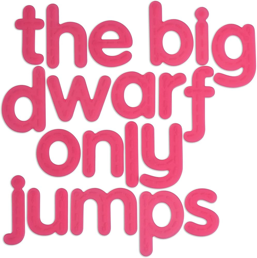 TickiT SiliShapes Trace Alphabet - Set of 26 - Transparent Silicone Letters With Traceable Broken... | Amazon (US)