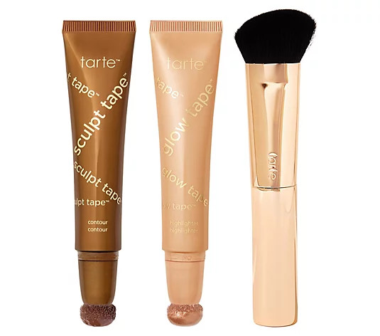 tarte Sculpt & Lift Contour & Highlight 2-Pc Kit with Brush | QVC