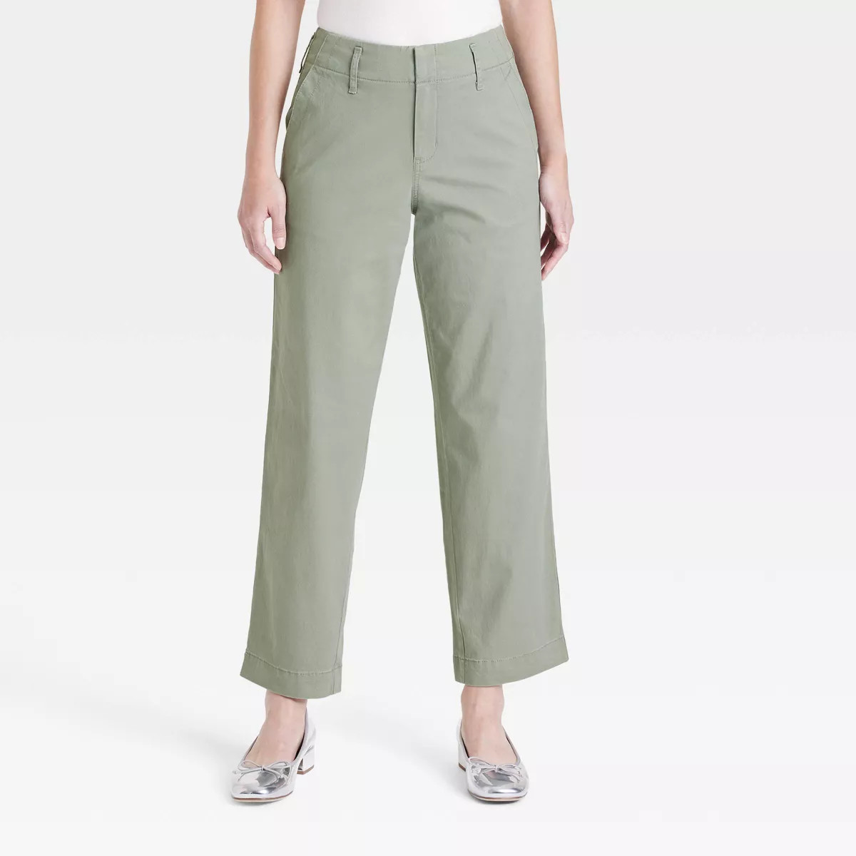 Women's High-Rise Straight Ankle Chino Pants - A New Day™ | Target