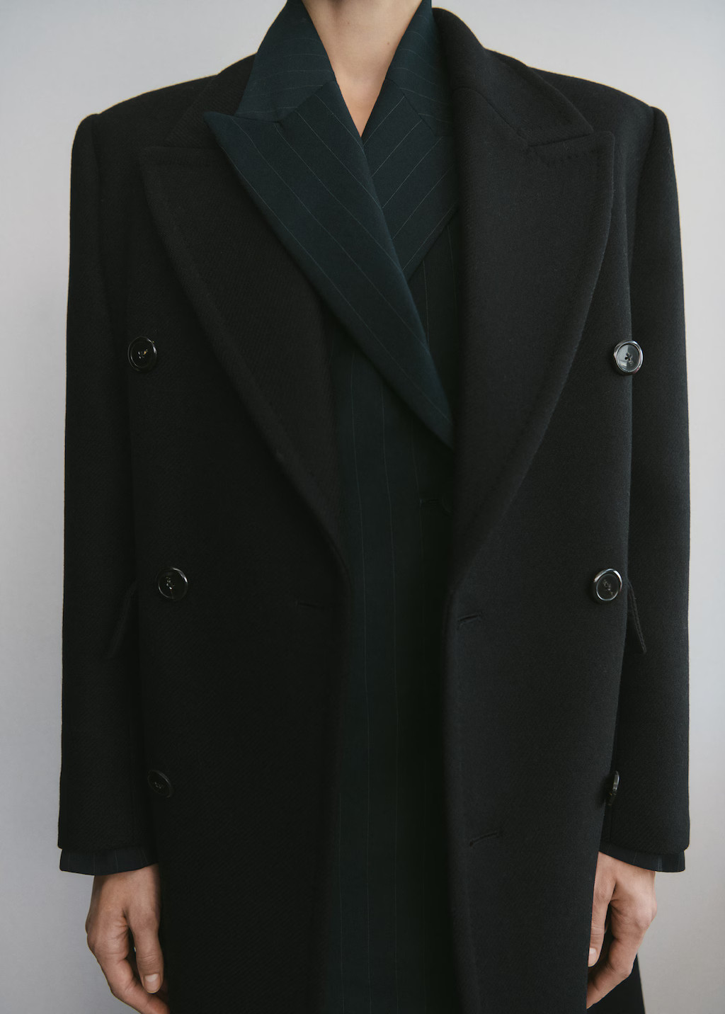 Double-breasted wool coat | Mango (US/MX/AU)