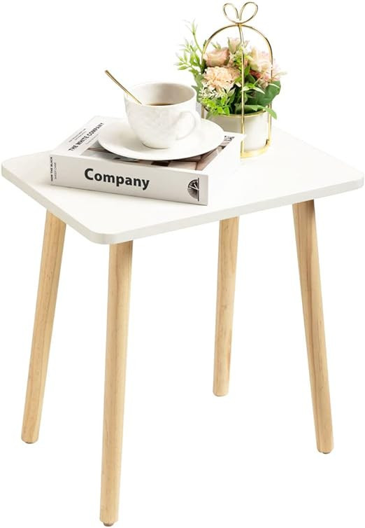 FORAOFUR Side Table, Small End Table Accent Table Living Room Bedroom Balcony Office, Modern Side... | Amazon (US)