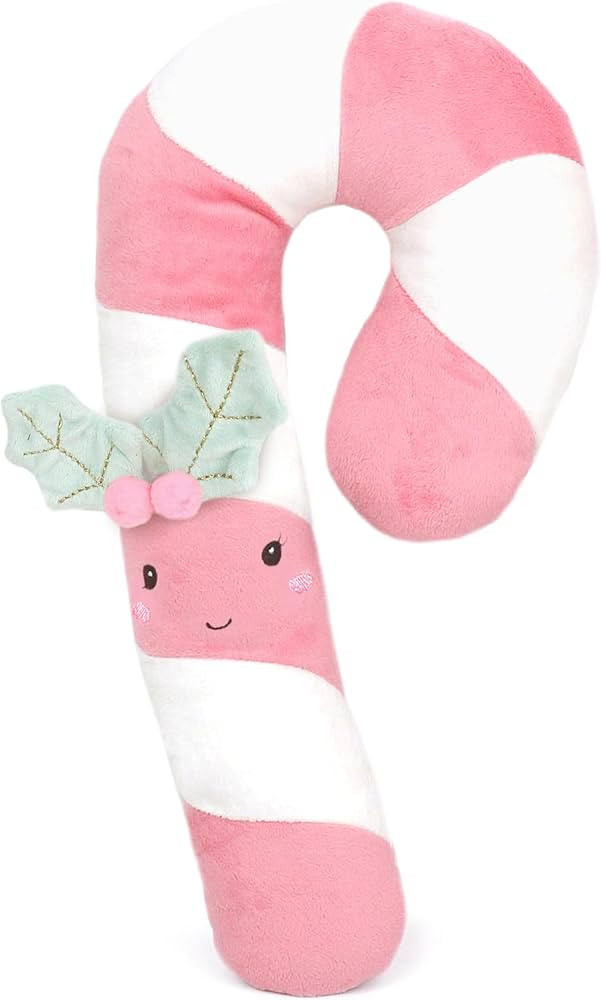 MON AMI Candy Cane Stuffed Toy – 15”, Holiday Plush, Baby Shower Decorations for Kids of All ... | Amazon (US)
