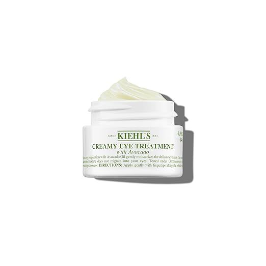 Kiehl's Avocado Eye Treatment, Nourishing and Hydrating Eye Cream, Avocado Oil and Caffeine to En... | Amazon (US)