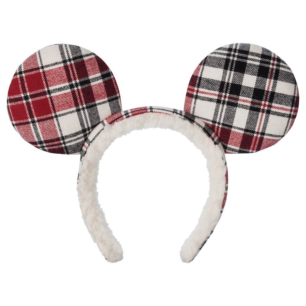 Mickey Mouse Plaid Ear Headband for Adults | Disney Store