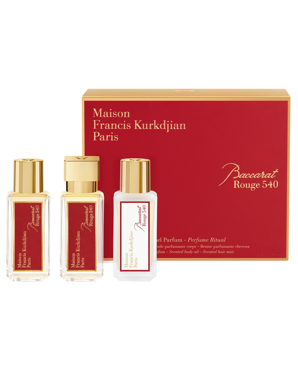 Maison Francis Kurkdjian 3-Pc. Baccarat Rouge 540 Fragrance Ritual Gift Set | Macy's