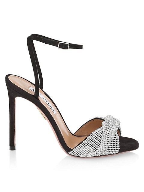 Crystal Twist High-Heel Sandals | Saks Fifth Avenue