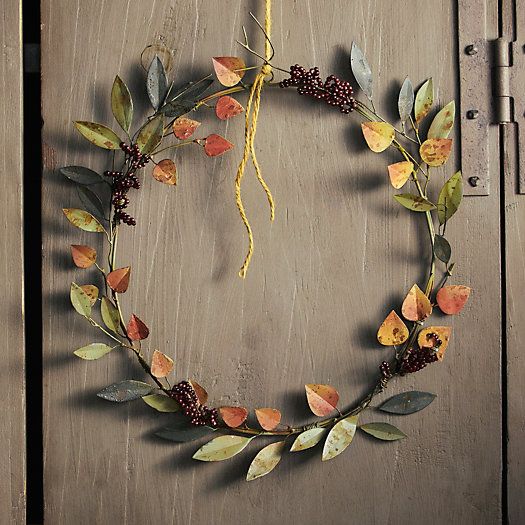 Berries + Leaves Iron Wreath | Terrain