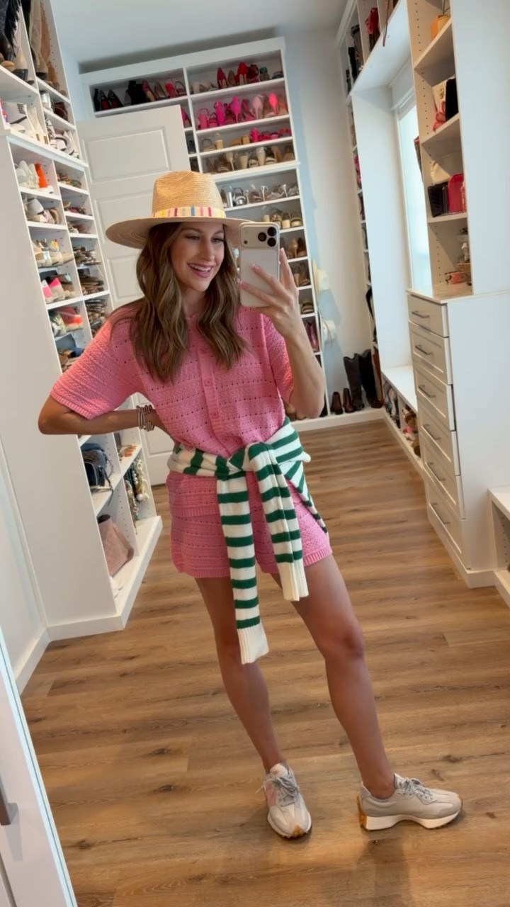 In a small set, small cardigan, sneakers, hat and accessories for spring - fits tts.

#LTKootd #LTKgrwm #LTKSeasonal