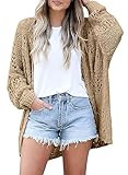 GRECERELLE 2025 Women Summer Crochet Boho Long Sleeve Lightweight Oversized Open Front Cardigan S... | Amazon (US)