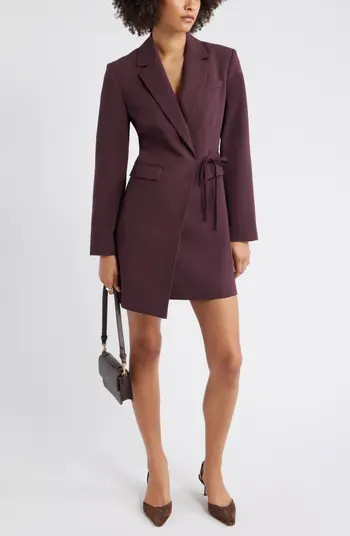 The Icon Suiting Wrap Blazer Dress | Nordstrom
