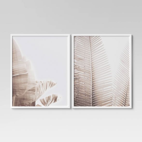 (Set of 2) 24&#34; x 30&#34; Palms Framed Wall Art - Project 62&#8482; | Target