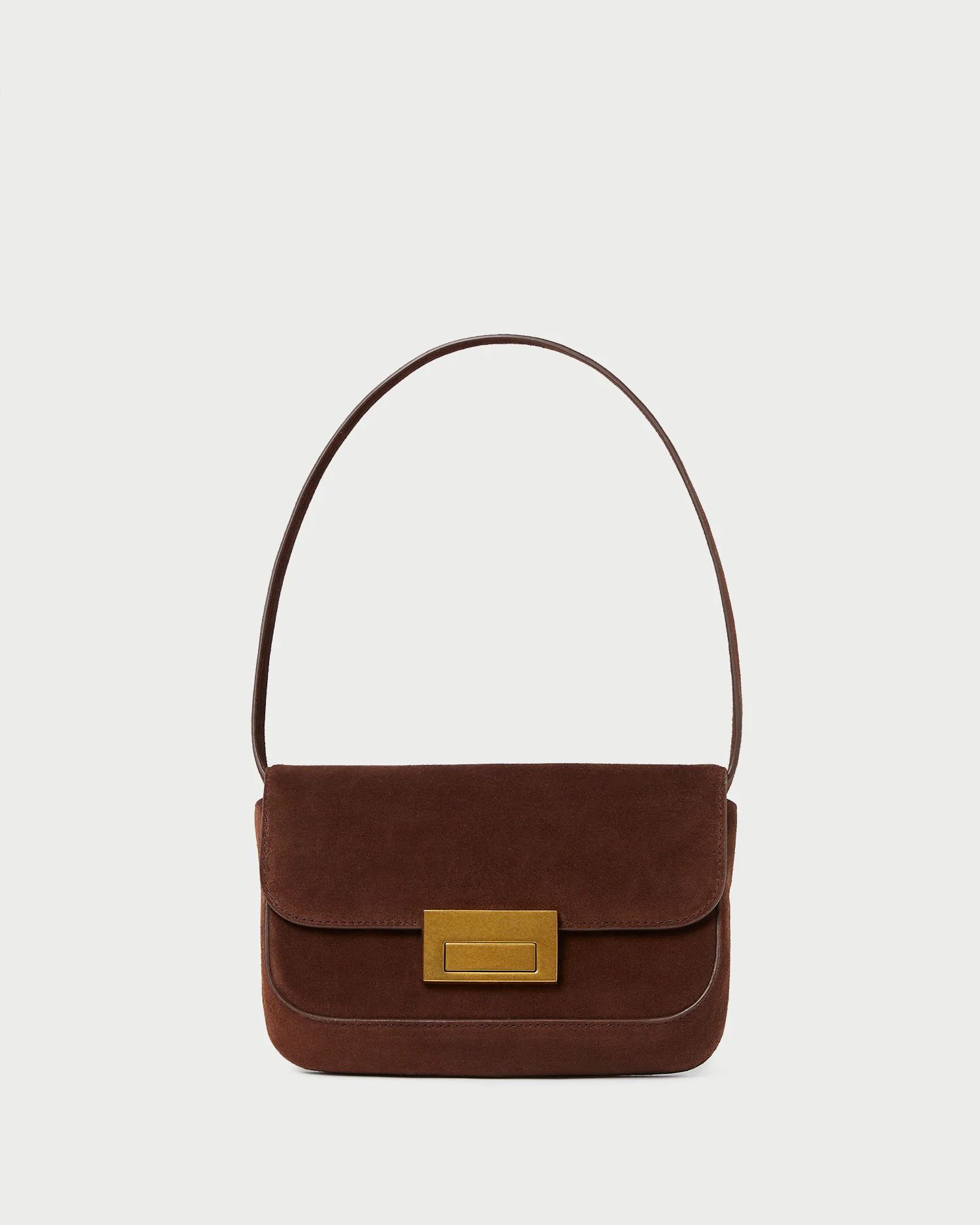 Stefania Espresso Baguette Shoulder Bag | Loeffler Randall