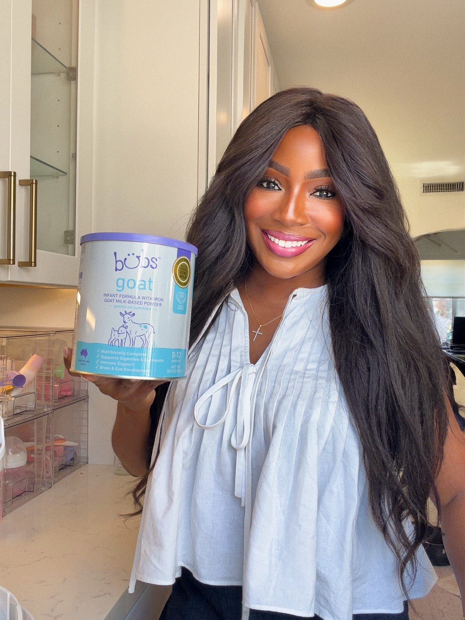 #ad I don’t know what we would do without Bubs Goat Milk Infant Formula. Babygirl always looks forward to her bottles. They make premium, science-backed clean-label nutrition sourced from Australian farms. You can grab it now at Target! 
@aussiebubsofficial @Target 
#TargetPartner #Bubs #GOATofGoatMilk #BubsatTarget