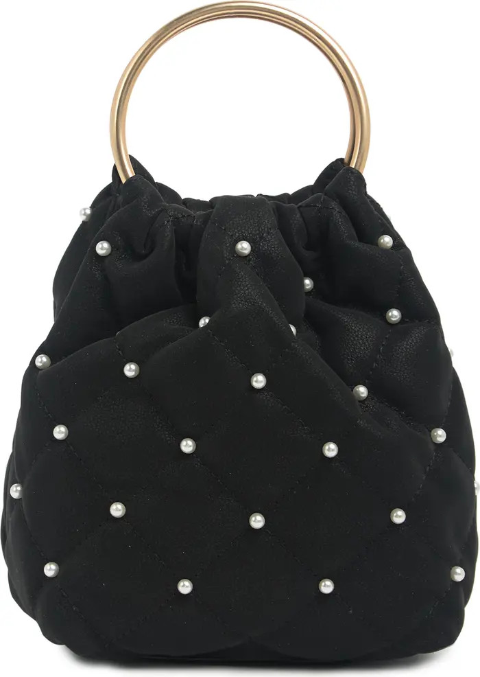 HOUSE OF WANT Faux Pearl Real One Ring Top Handle Bag | Nordstromrack | Nordstrom Rack