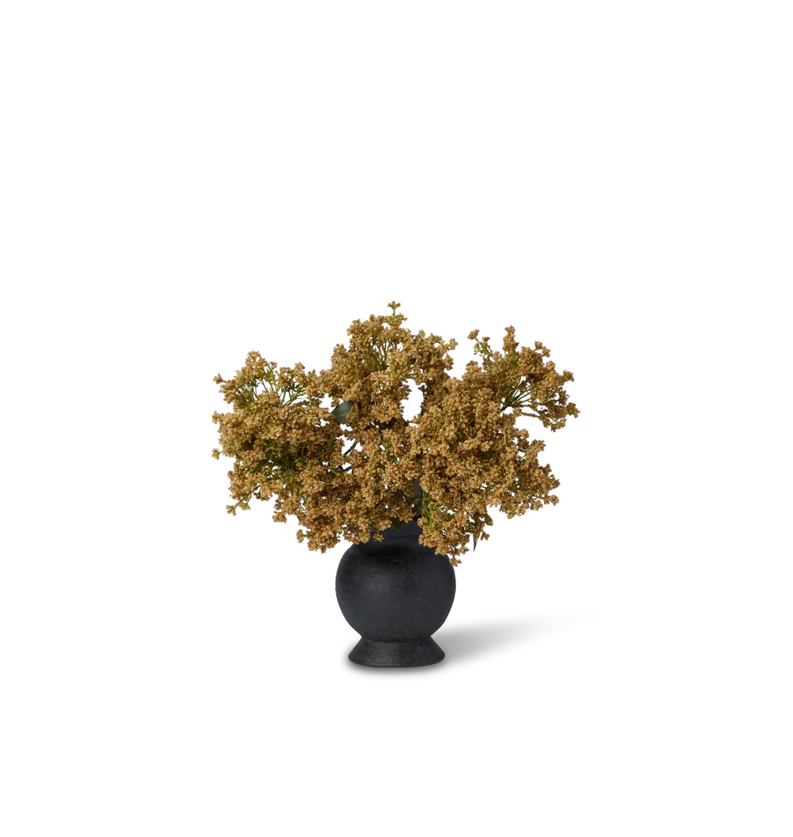Faux Butterfly Bush Bundle in Small Barro Vase | Amber Interiors