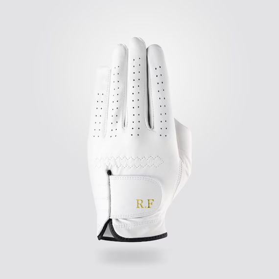 White Premium Personalized Cabretta Leather Golf Glove MEN - Etsy | Etsy (US)