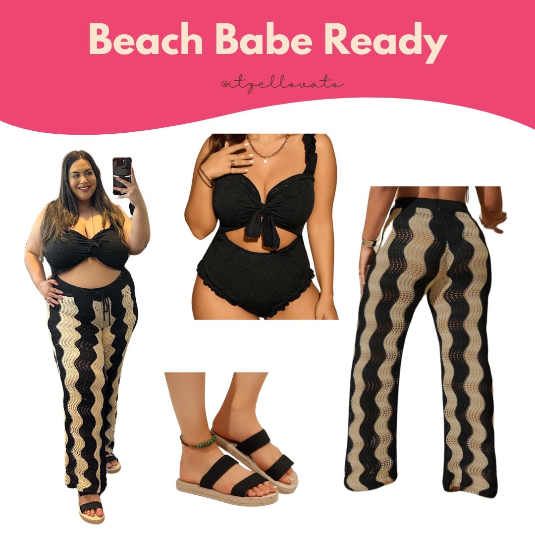 Beach Babe Ready. Beach outfit. 

#LTKMidsize #LTKPlusSize #LTKStyleTip