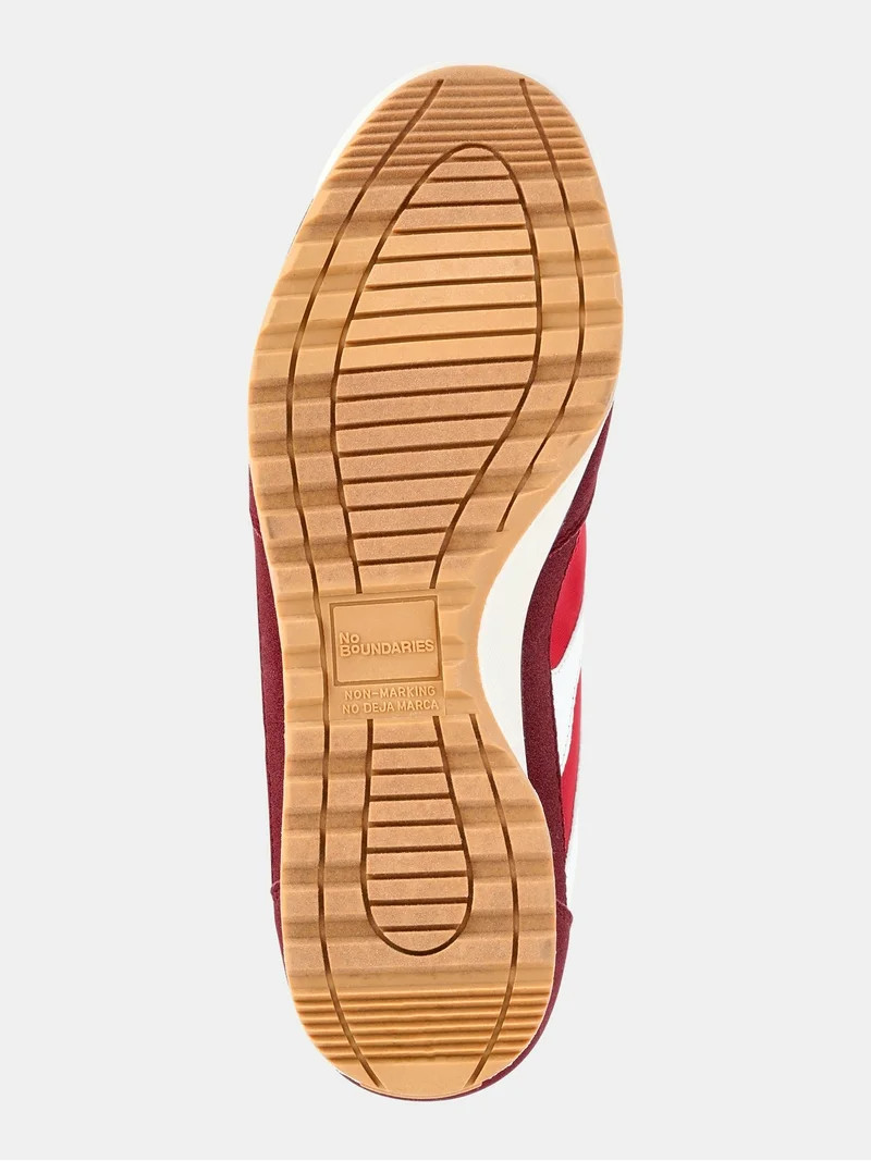 No Boundaries Retro Lace-Up Sneakers, Women’s - Walmart.com | Walmart (US)