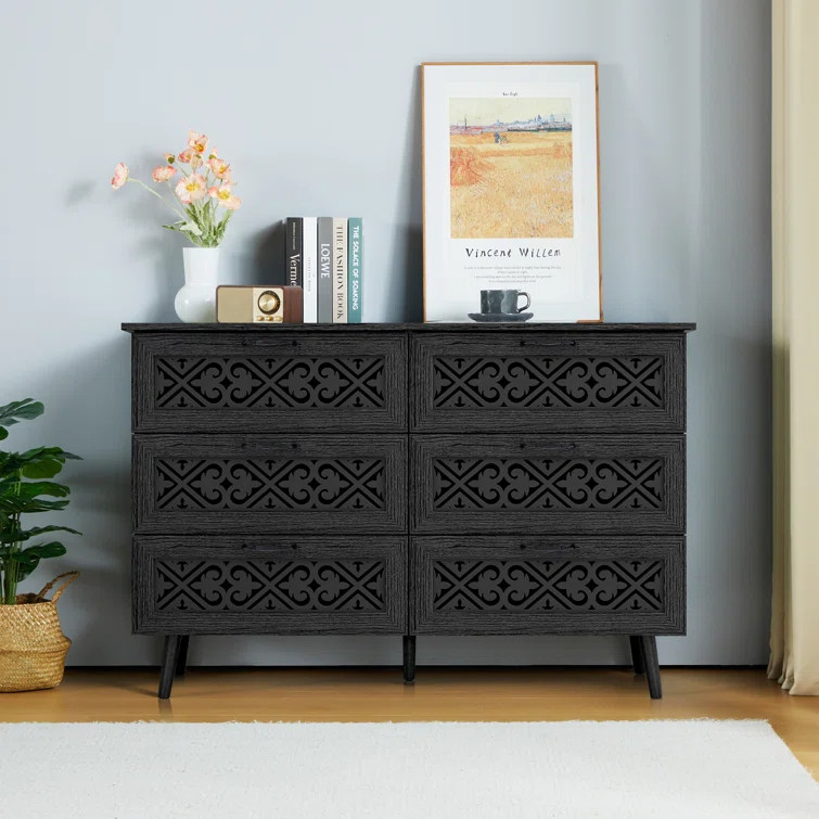 Meylin 6 - Drawer Dresser | Wayfair North America