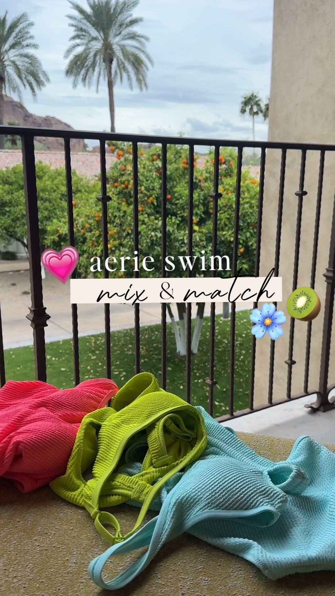 Mix & Match @aerie swim style 😊💕🥝between the flattering swimsuits & comfy coverups I can’t pick a favorite!🖤🌊🌸 All looks are linked over on my shop LTK @ Madison Payne #AerieREAL #AeriePartner #AerieSwim #ad 

#LTKunder100 #LTKswim #LTKSeasonal