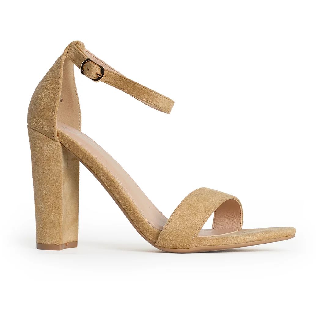 J.Adams Shirley - Women's High Heel Chunky Party Dress Shoes Ankle Strap Wedding Heeled Sandals -... | Walmart (US)
