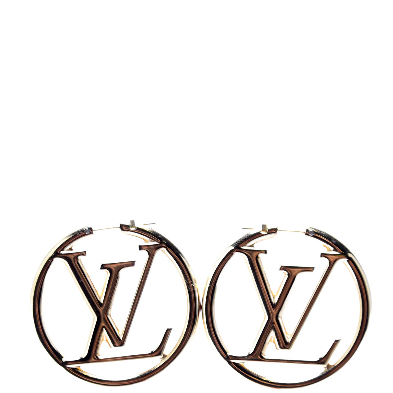 Louise Hoop Earrings Gold | Keeks Designer Handbags