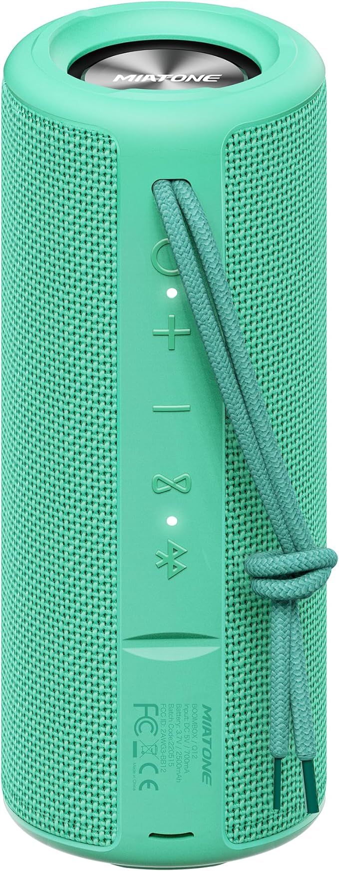 MIATONE Boombox Portable Bluetooth Speaker, for Her Him Women Men - Green | Amazon (US)