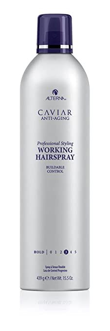 Alterna Caviar Anti-Aging Professional Styling Working Hair Spray | Ultra-dry, Brushable | Helps ... | Amazon (US)