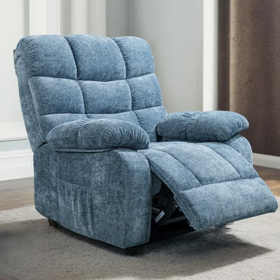FLEXISPOT XL6-Cloud Oversized Power Lift Recliner with Heating and Massage, Blue | Target