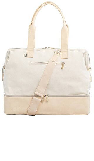 BEIS The Convertible Weekend Bag in Beige. | Revolve Clothing (Global)