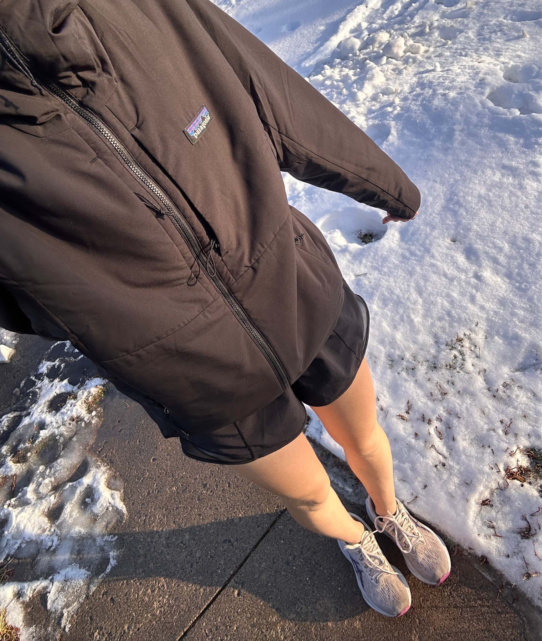 Fav new running jacket that I got for xmas🫶🏻

Wearing size medium just incase I want to wear a sweater underneath.

Running outfit, Fitness fashion, Athleisure wear, Outdoor gear, Activewear, Patagonia jacket, Lululemon shorts, Hotty Hot shorts, Running gear, Trail running outfit, Marathon training, Fitness motivation,Sporty chic, Athleisure style, Outdoor fashion, Functional fashion, Winter running gear, Cold-weather running, Layered running outfit

#LTKwinter #LTKcanada #LTKfitness