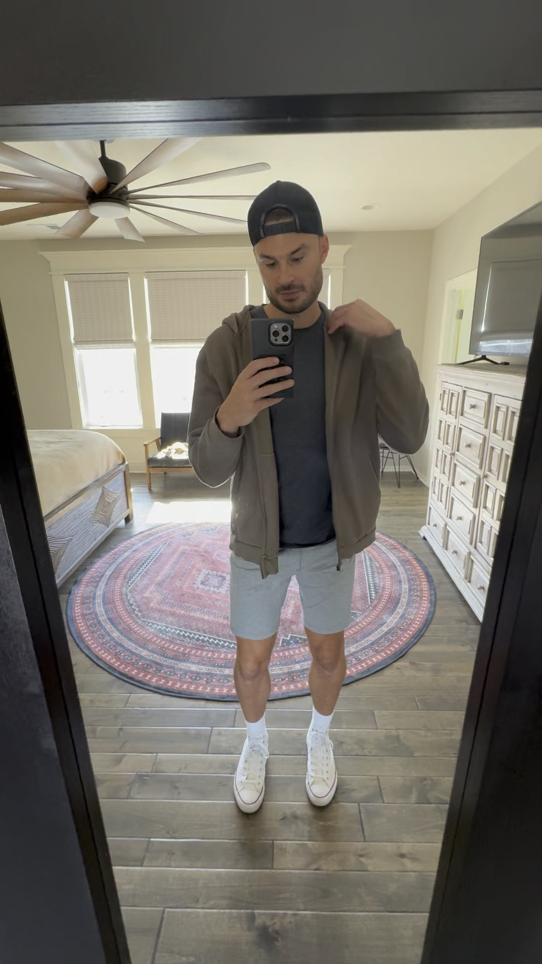 Apparently I do 🤙🏼 (this) now. 
Vibing with this zip up lately. I love this neutral color and it gives me 90s grunge feels, which I will always love. I got an XL so it’s baggie.   

#LTKSeasonal #LTKmens #LTKSpringSale