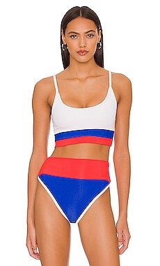 BEACH RIOT Eva Top in American Colorblock from Revolve.com | Revolve Clothing (Global)