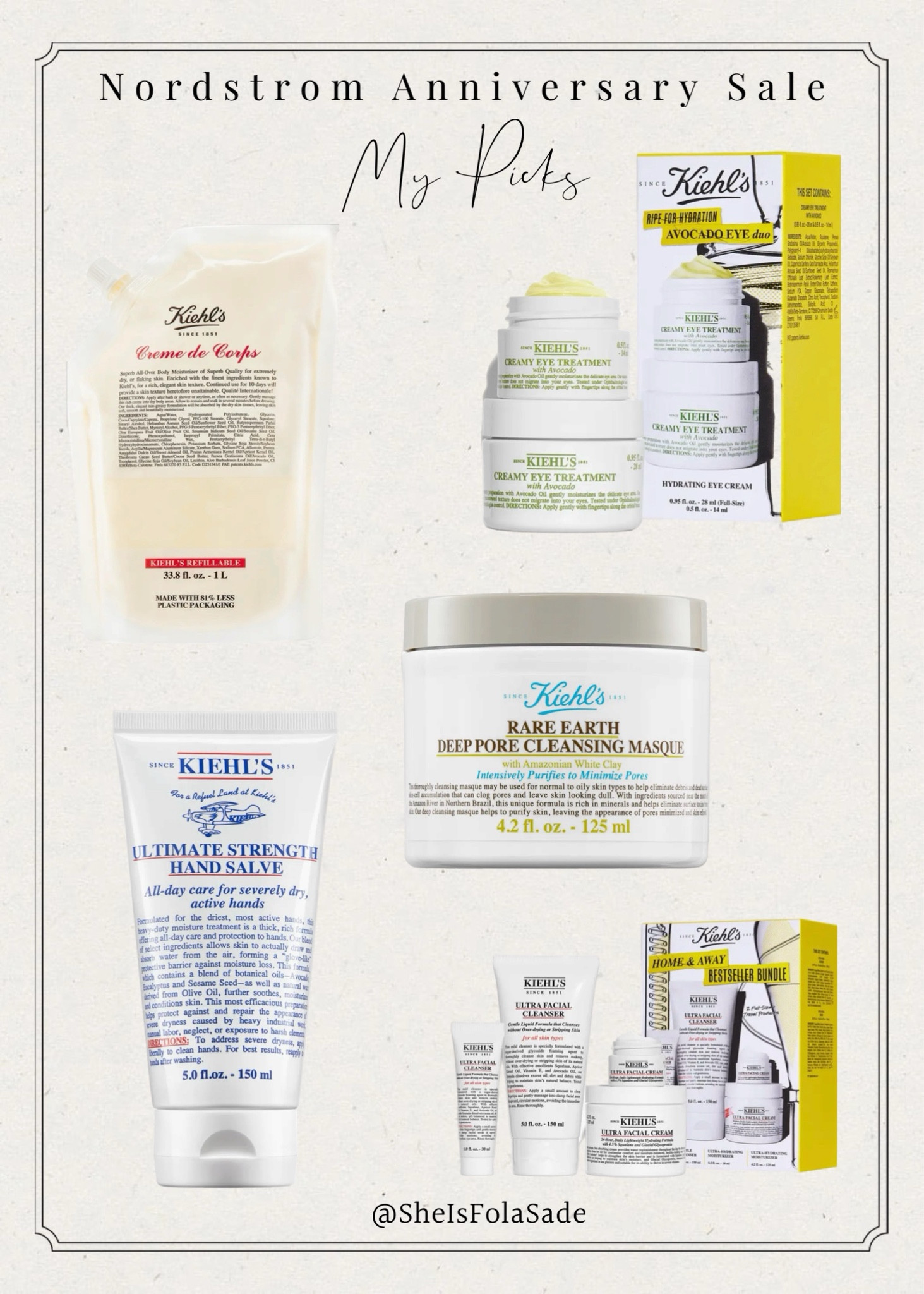 My favorites from Kiehls 

#LTKxNSale #LTKBeauty #LTKSaleAlert