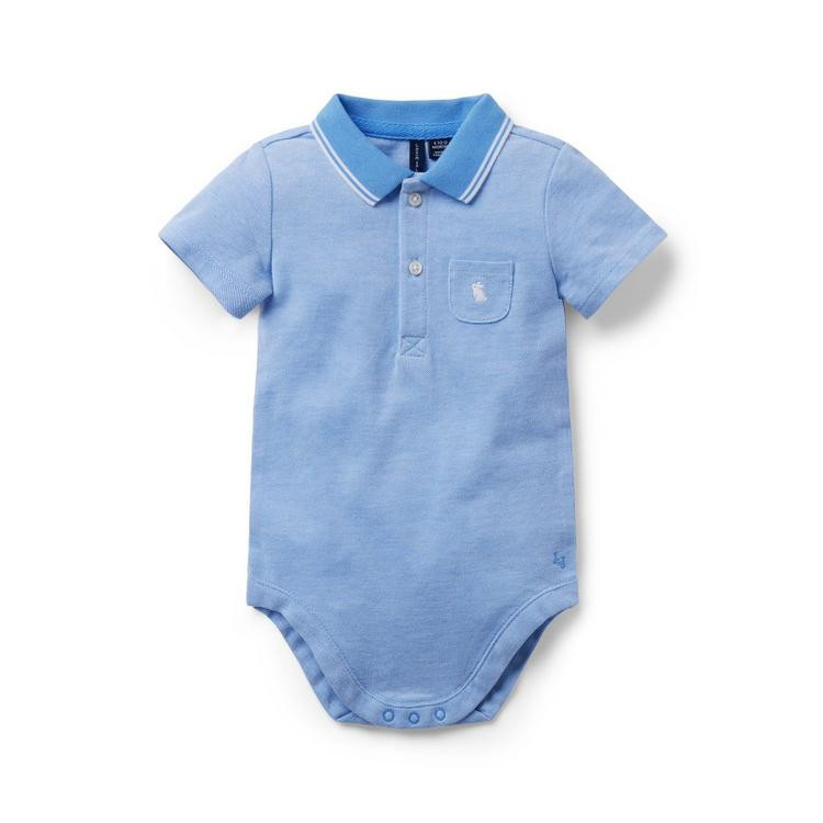 Baby Bunny Polo Bodysuit | Janie and Jack