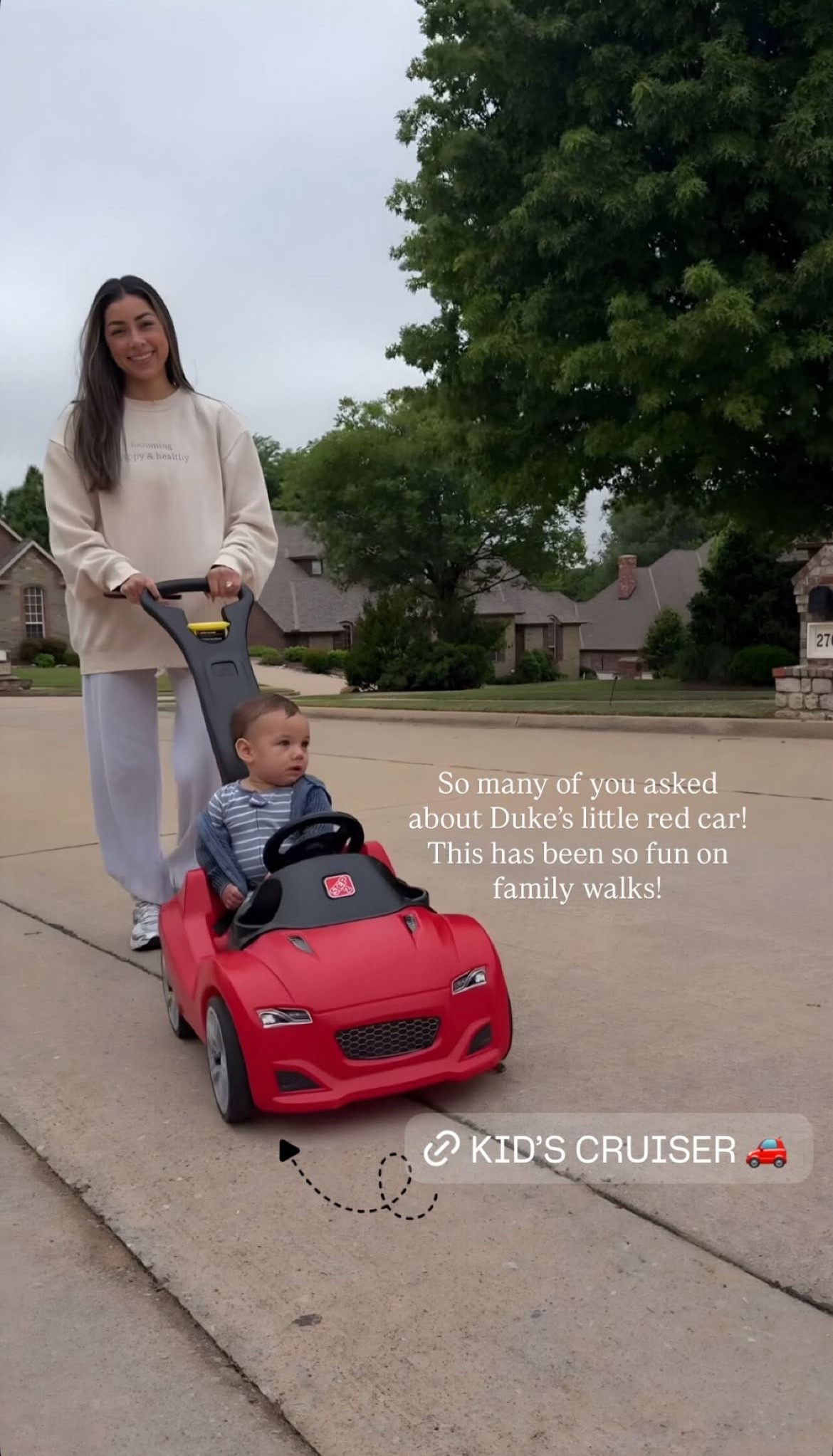 The cutest red cruiser and push car! 🚗

#LTKdayinmylife #LTKmomlife #LTKKids
