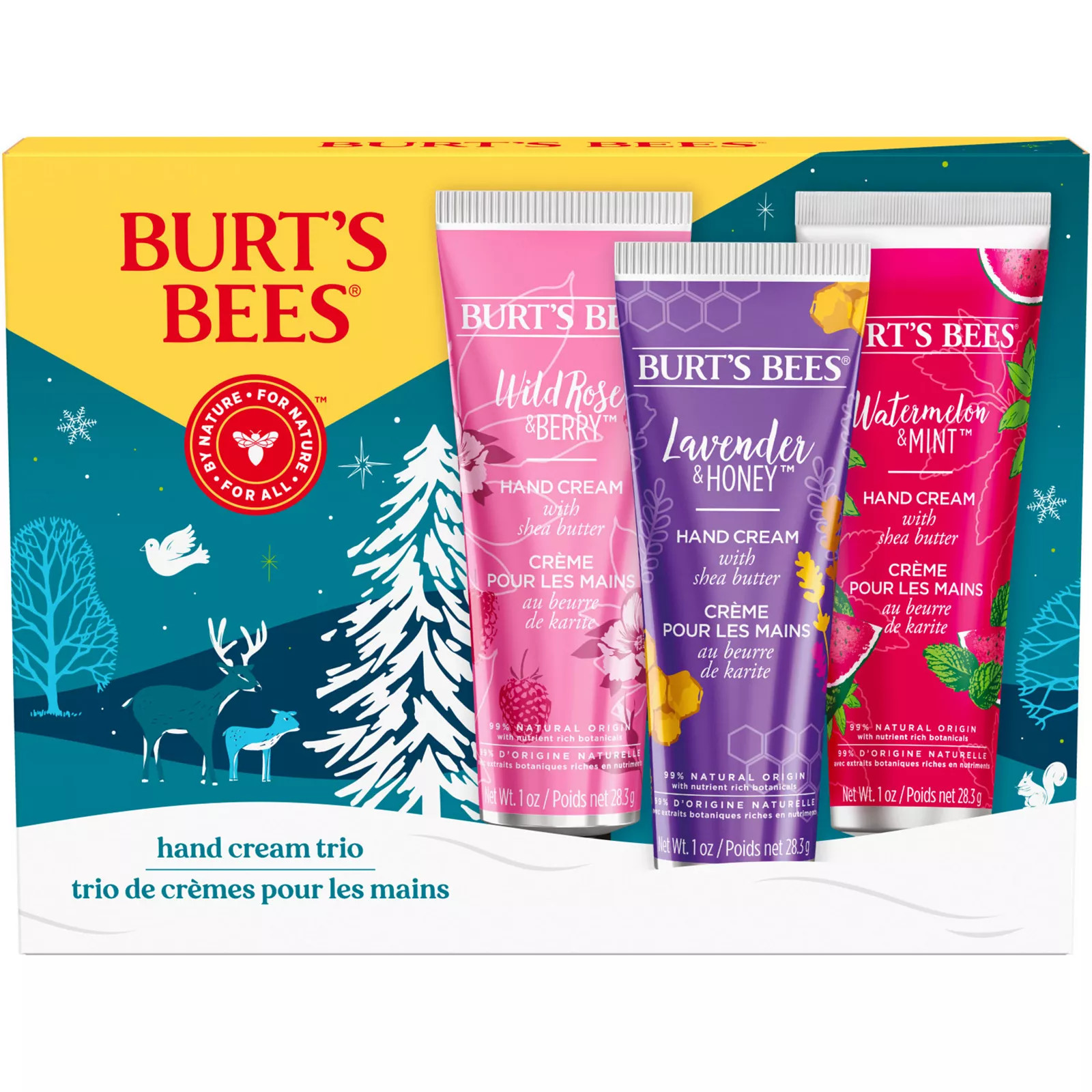 Burt's Bees Hand Cream Trio Holiday Gift Set, Size: 3 CT, Multi | Kohl's