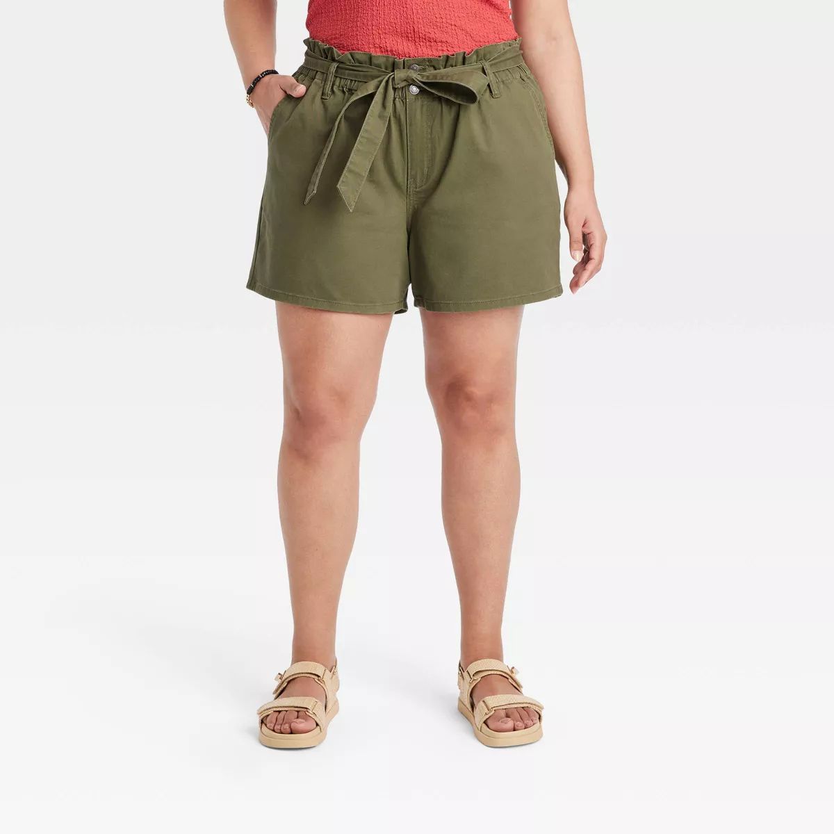 Women's High-Rise Pull-On Shorts - Ava & Viv™ | Target