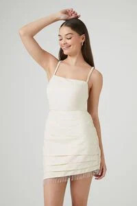 Fringed Crisscross Mini Dress | Forever 21 (US)