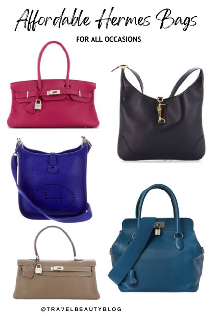 Affordable Hermes Bags for work and weekend. Kelly bag, Birkin bag, cheap designer bags. Cheap Hermes bags 

#LTKitbag #LTKGiftGuide #LTKstyletip